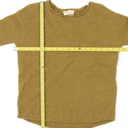 Seasalt Cornwall Women's Brown Wool Jumper Size 10