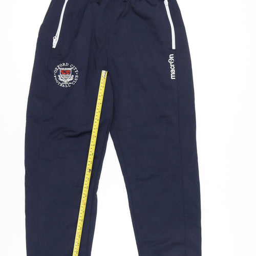 Macron Men's Blue Jogger Trousers L