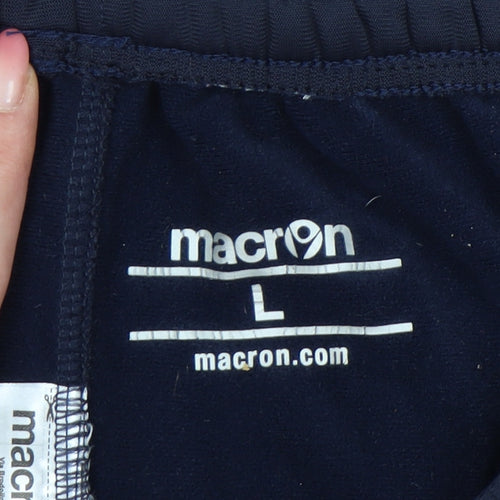 Macron Men's Blue Jogger Trousers L