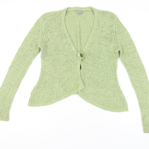 Marks and Spencer Women Green Wool Cardigan M