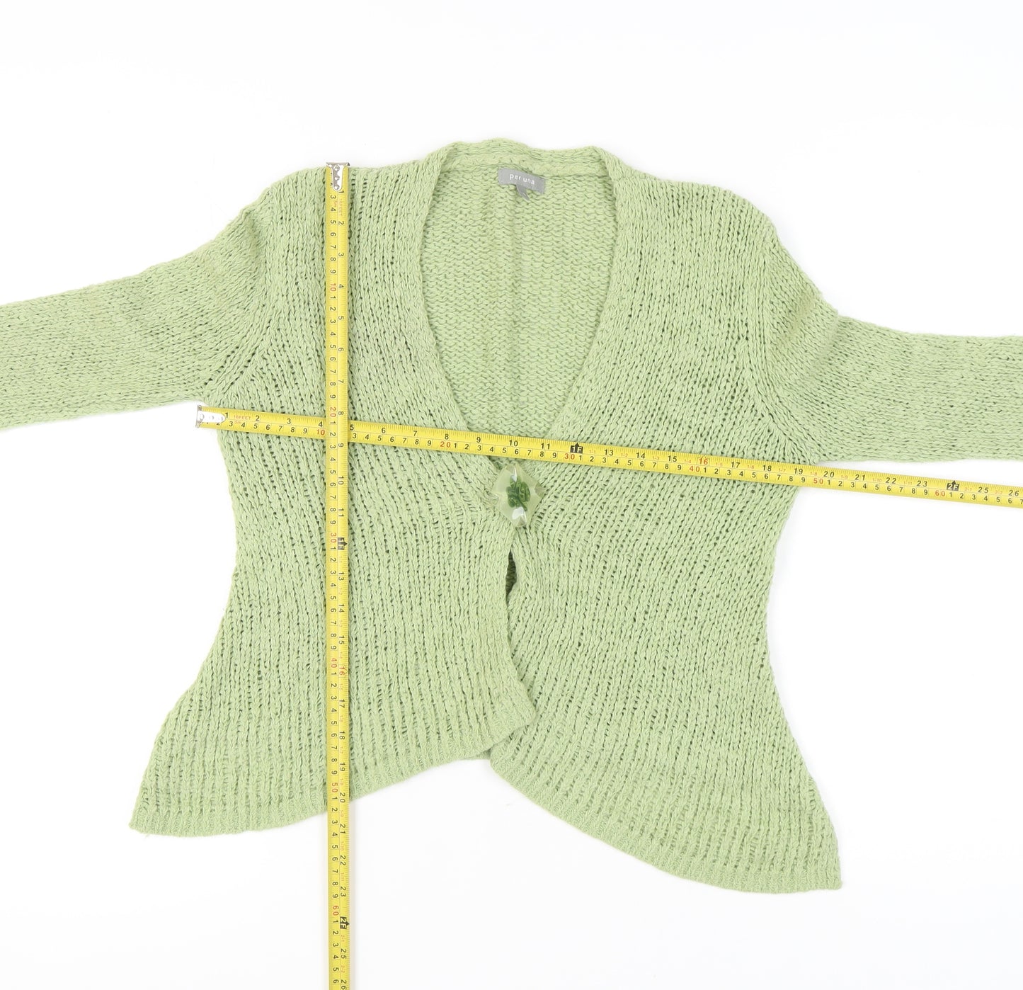 Marks and Spencer Women Green Wool Cardigan M