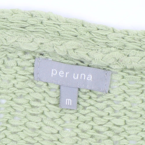 Marks and Spencer Women Green Wool Cardigan M