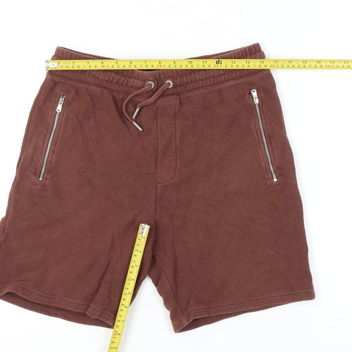 Next Brown Sweat Shorts, Size S, Casual Summer Style