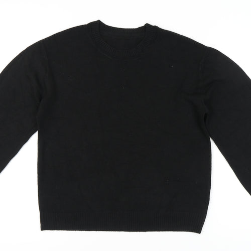 Next Women Black M Pullover Jumper Crew Neck