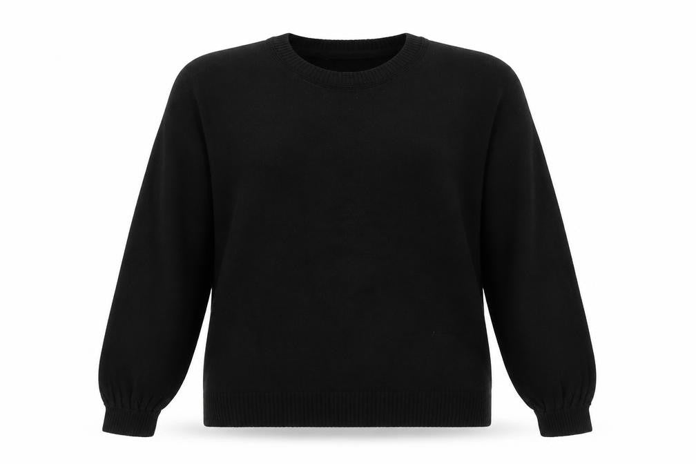 Front view of Next Women Black M jumper Crew Neck