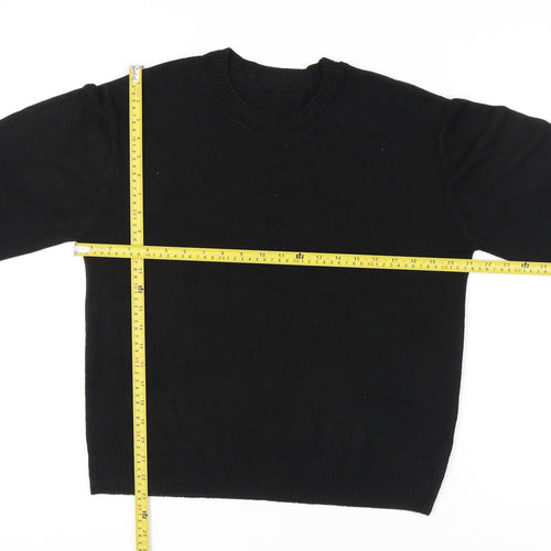Next Women Black M Pullover Jumper Crew Neck