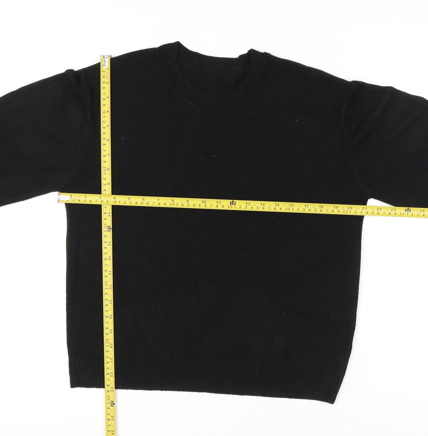 Next Women Black M Pullover Jumper Crew Neck