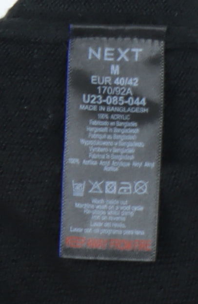 Next Women Black M Pullover Jumper Crew Neck