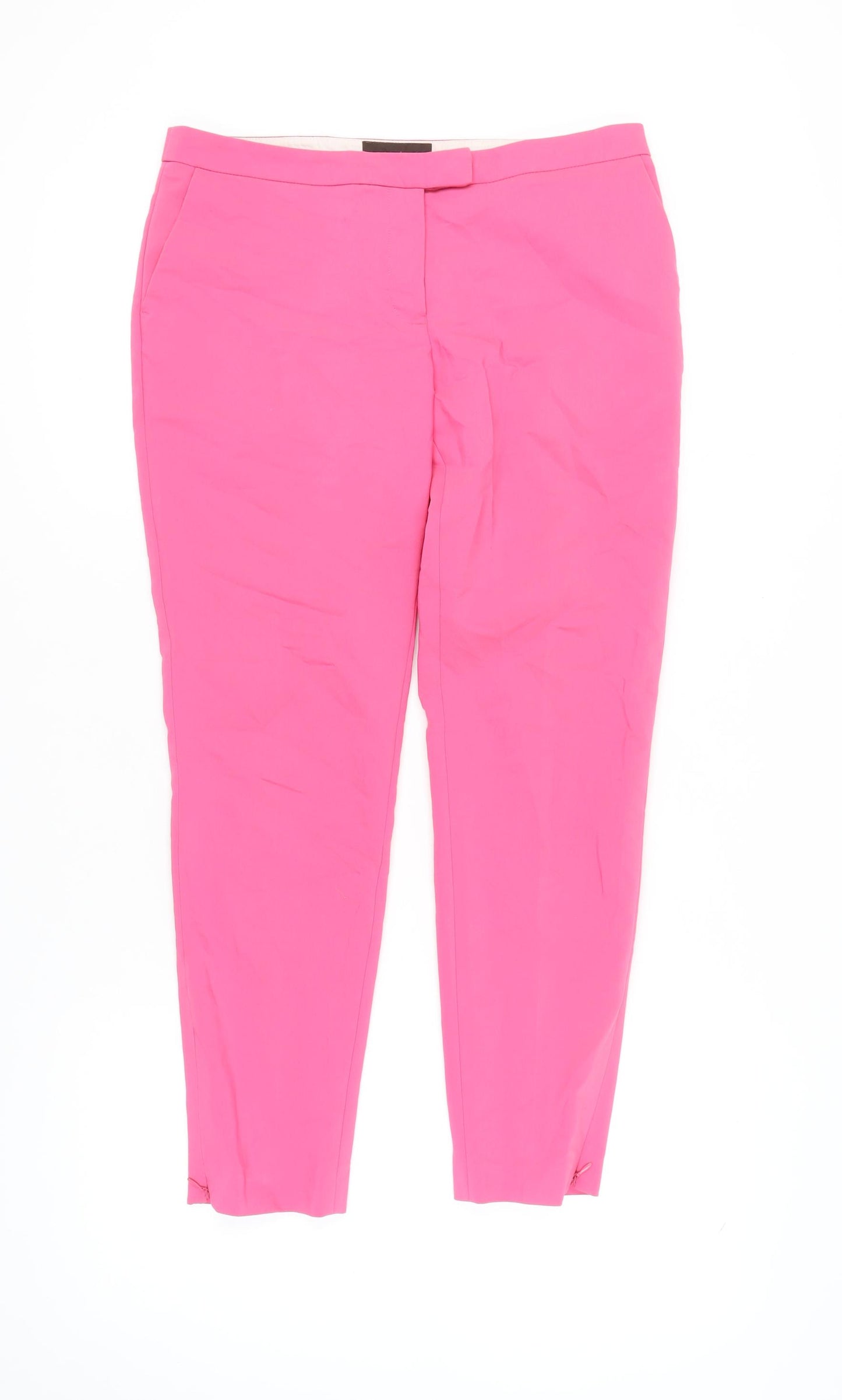 Next Women's Pink Ankle Trousers, Size 12, Casual