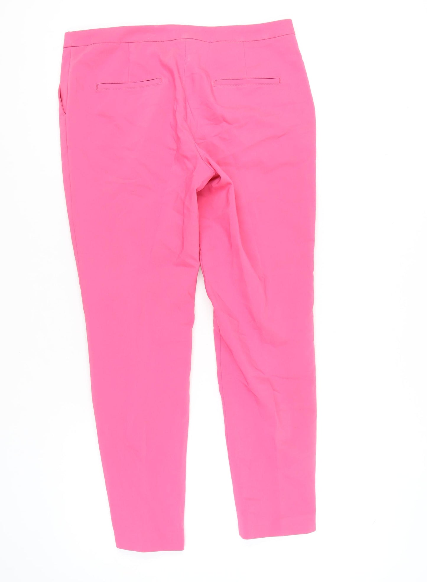 Next Women's Pink Ankle Trousers, Size 12, Casual