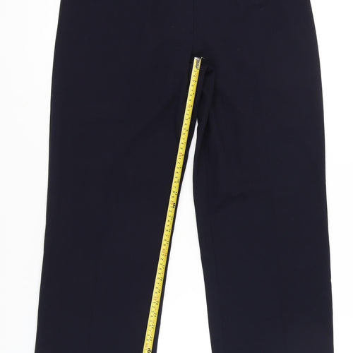 Marks and Spencer Women's Navy Trousers Size 18