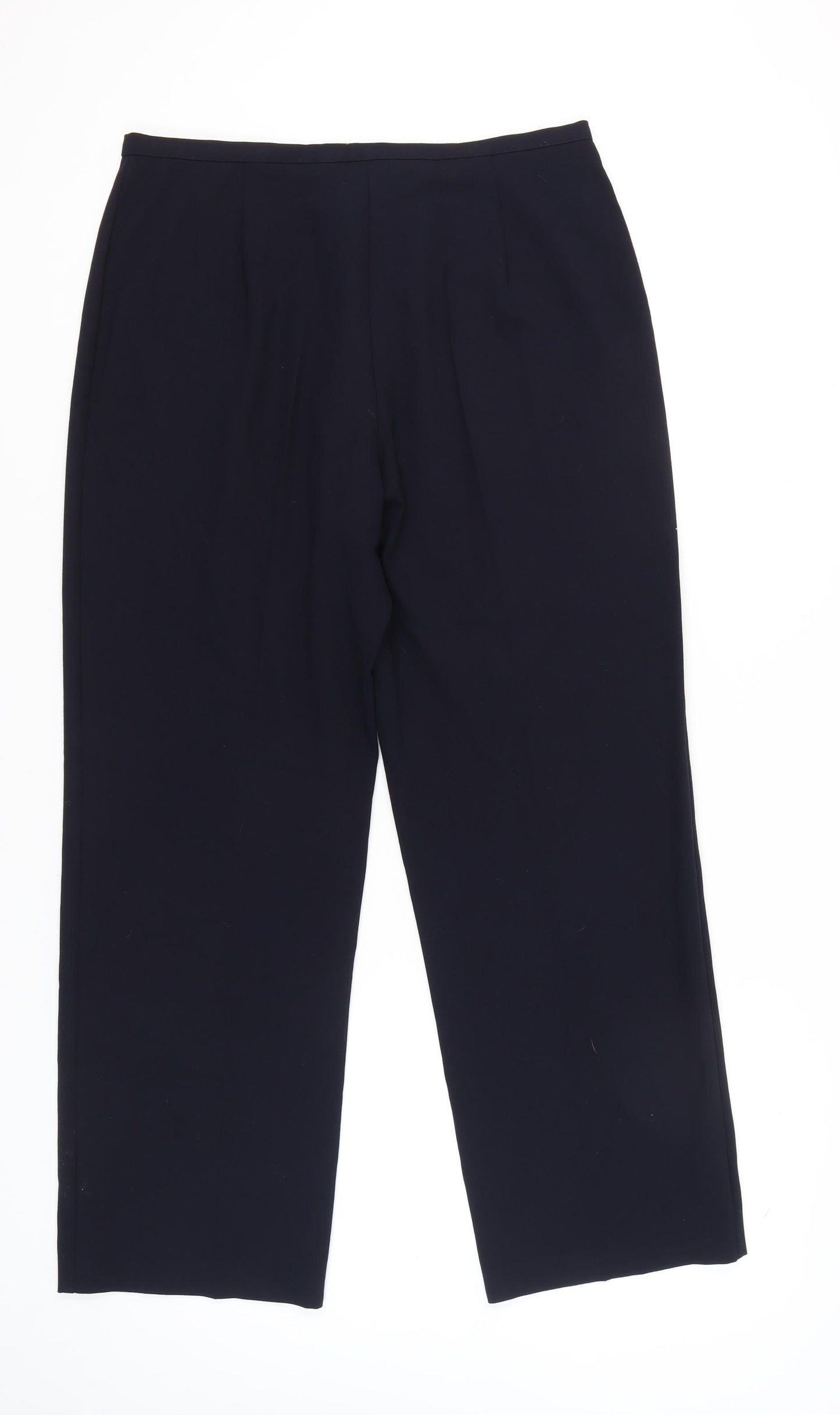 Marks and Spencer Women's Navy Trousers Size 18