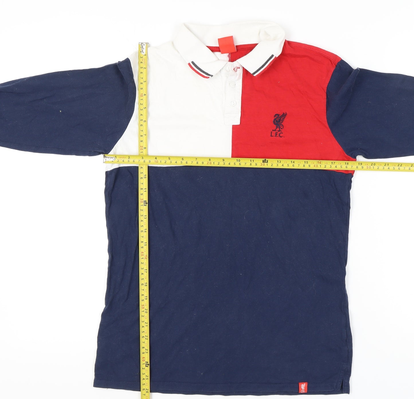 L.F.C. Men's Colourblock Polo Shirt - Medium