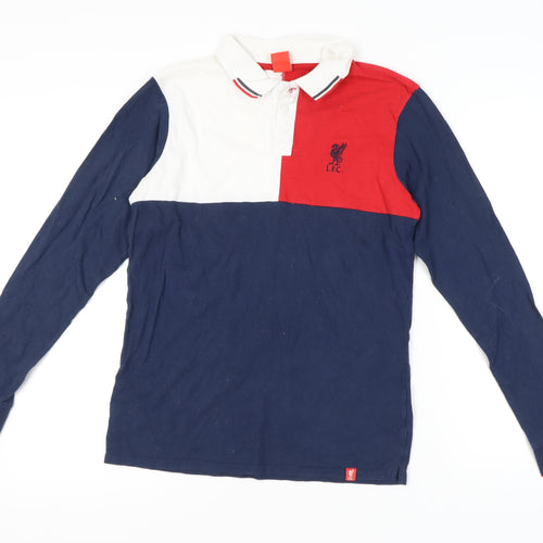 L.F.C. Men's Colourblock Polo Shirt - Medium