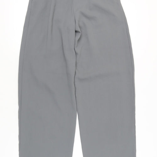 Mathilda Women's Grey Wide-Leg Trousers Size 10