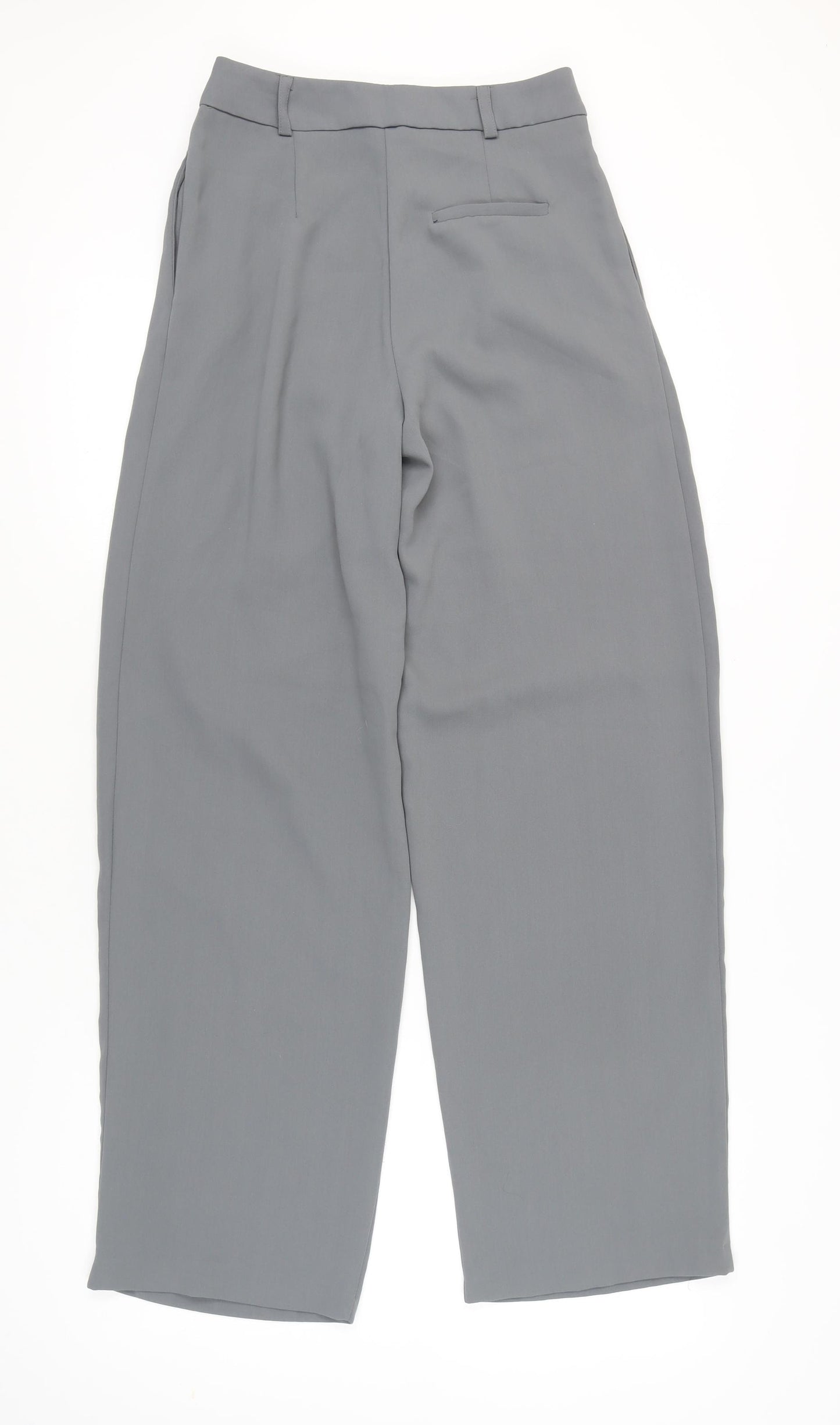 Mathilda Women's Grey Wide-Leg Trousers Size 10