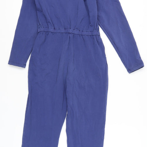 Boden Girls Blue Jumpsuit 11-12 Years, Cotton Blend, Elastic Waist