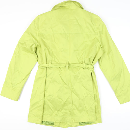 BHS Women's Green Trench Coat Size 16