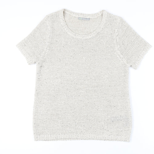 Marks and Spencer Women's Ivory Pullover Jumper, Size 14