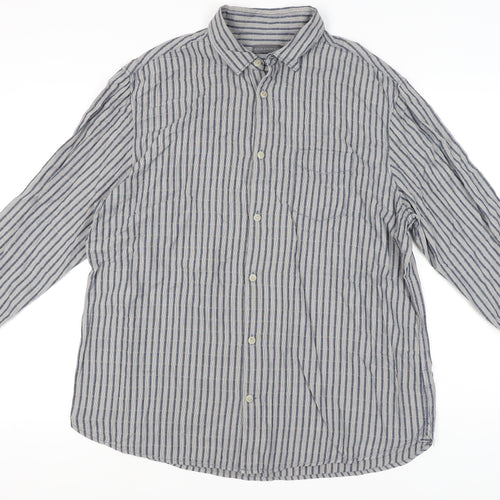 Rocha John Rocha Men's Striped XL Casual Shirt