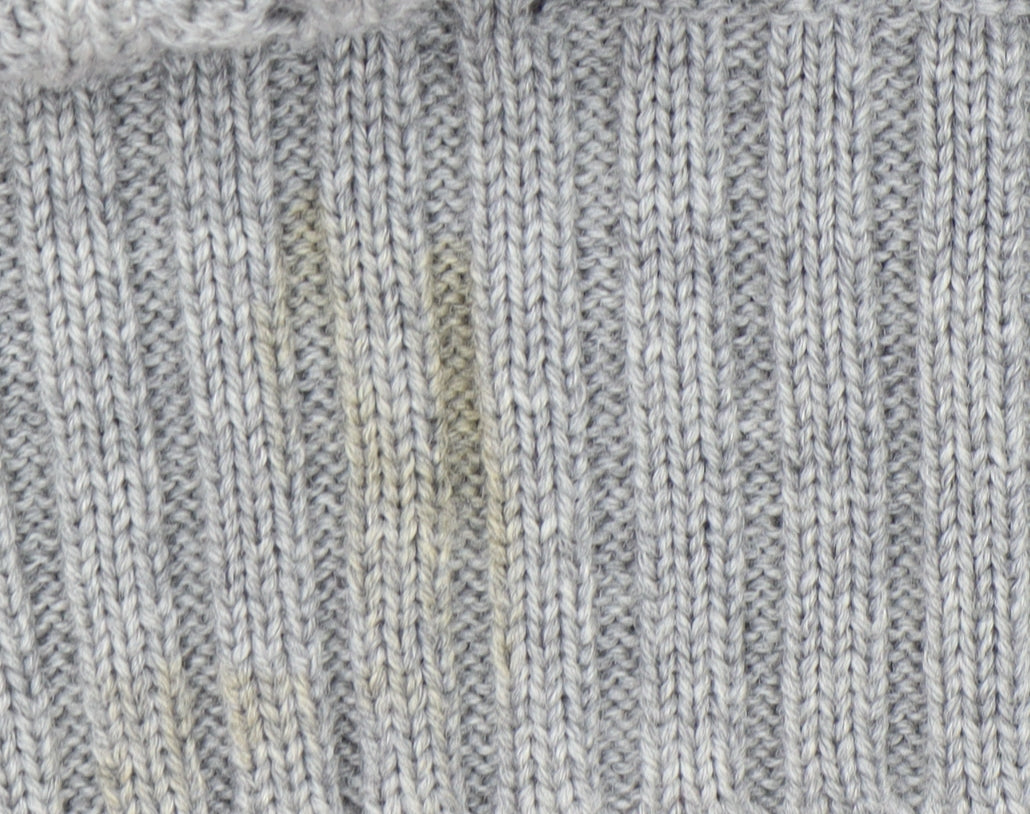 Woolovers Grey Wool Cardigan Women L Winter Comfortable