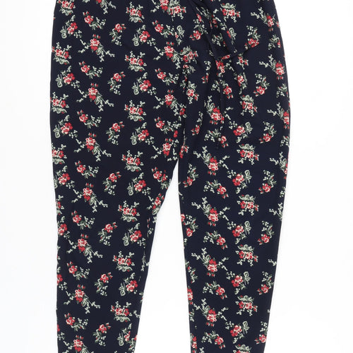 Peacocks Women's Floral Trousers, Size 12, Multicoloured