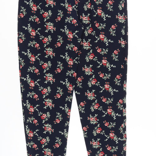 Peacocks Women's Floral Trousers, Size 12, Multicoloured