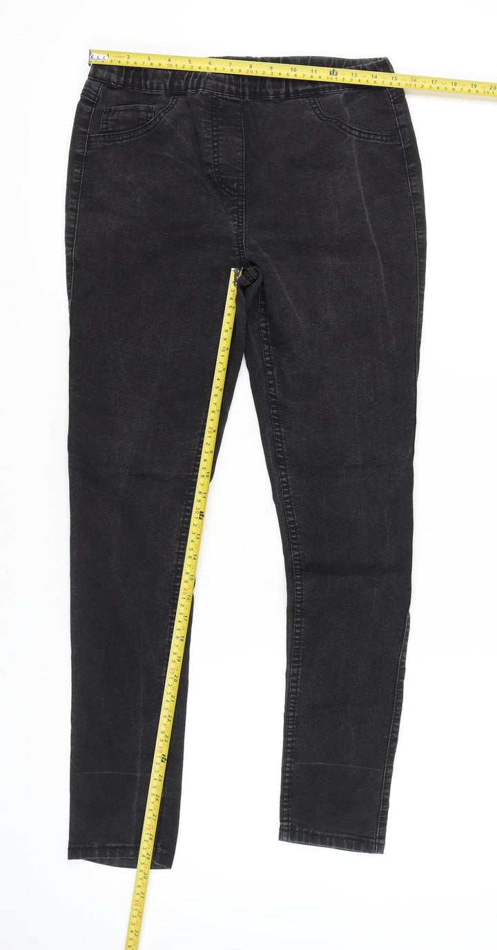M&Co Women's Black Straight Jeans Size 12