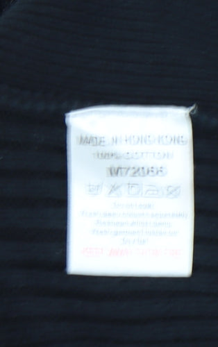 Next Men's Black Cotton Pullover Jumper - Size L