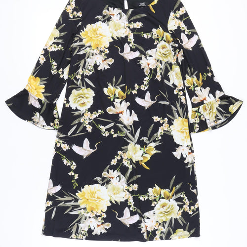 Wallis Women's Multicoloured Floral Dress Size 12