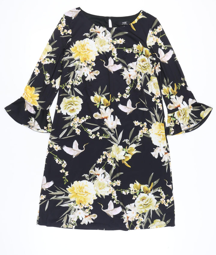 Wallis Women's Multicoloured Floral Dress Size 12