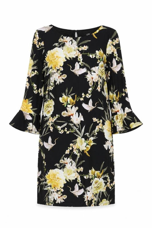Front view of Wallis Women's Multicoloured Floral Dress, size 12