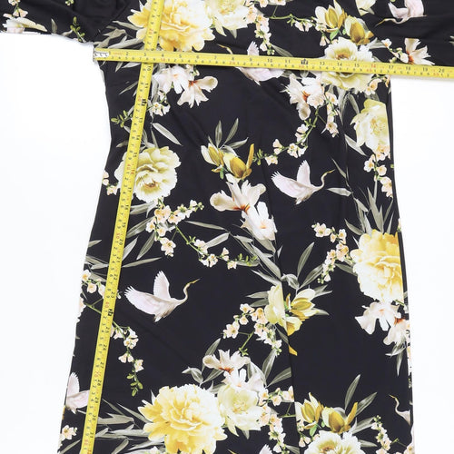 Wallis Women's Multicoloured Floral Dress Size 12
