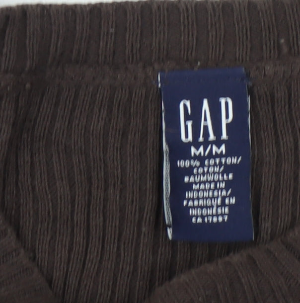 GAP Men's Brown Cotton Pullover Jumper M