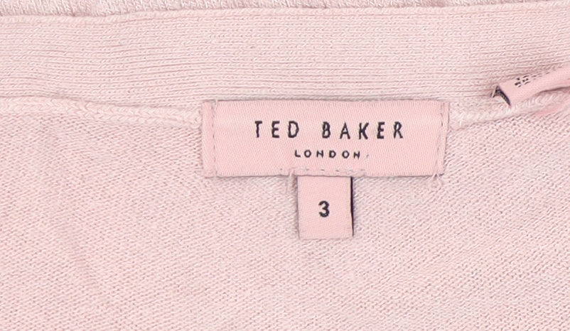 Ted Baker Women's Pink Pullover Jumper M