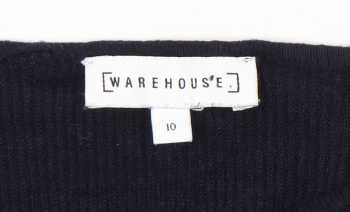 Warehouse Women's Black Jumper Size 10