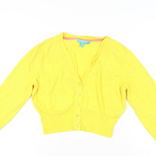 Fever London Women's Yellow Cardigan Size 16