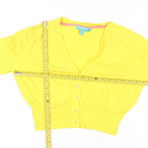 Fever London Women's Yellow Cardigan Size 16