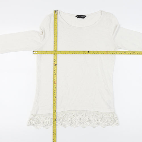 Dorothy Perkins Women’s Ivory Pullover Jumper, Size 12