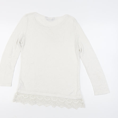 Dorothy Perkins Women’s Ivory Pullover Jumper, Size 12