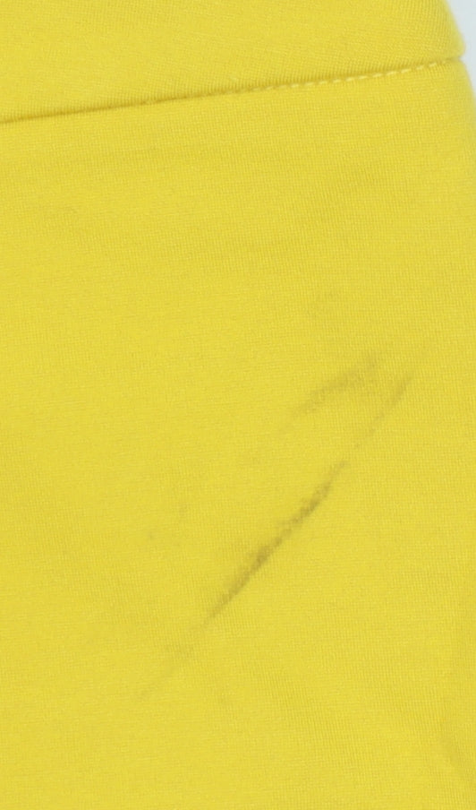 Dorothy Perkins Women's Yellow Straight Skirt Size 16