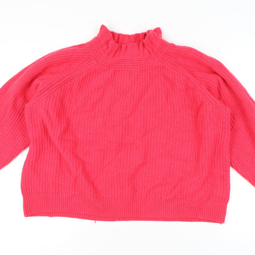 Hush Women's Red High Neck Pullover XL