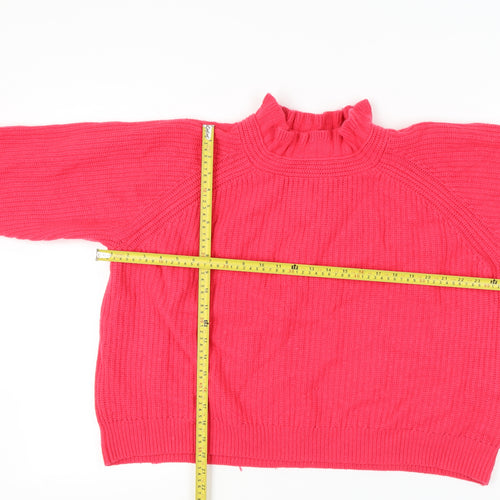 Hush Women's Red High Neck Pullover XL