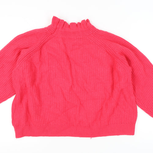 Hush Women's Red High Neck Pullover XL
