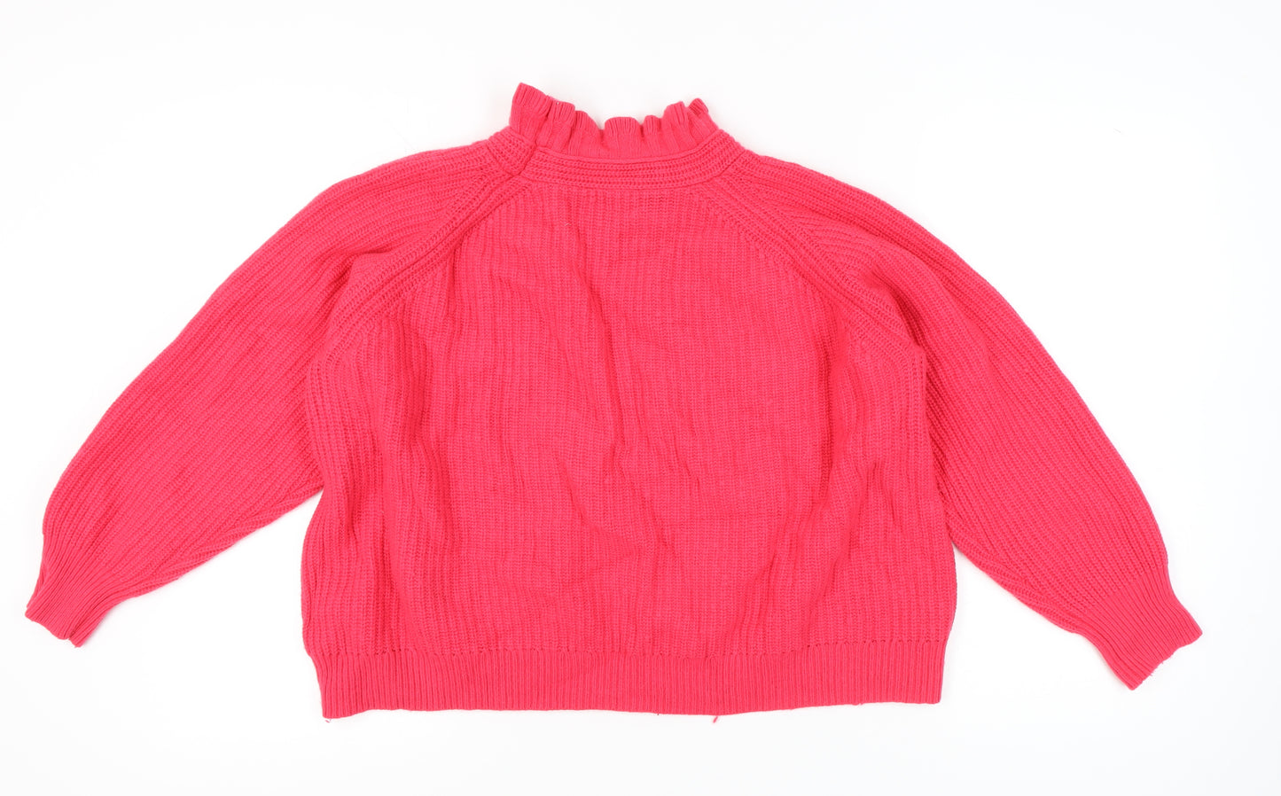 Hush Women's Red High Neck Pullover XL