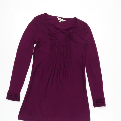 East Women’s Purple Wool Dress Size 8