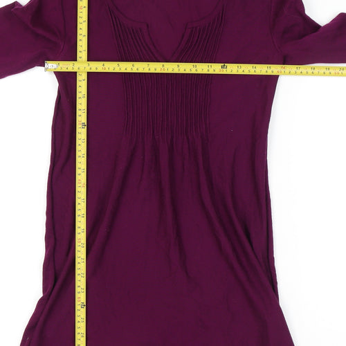 East Women’s Purple Wool Dress Size 8