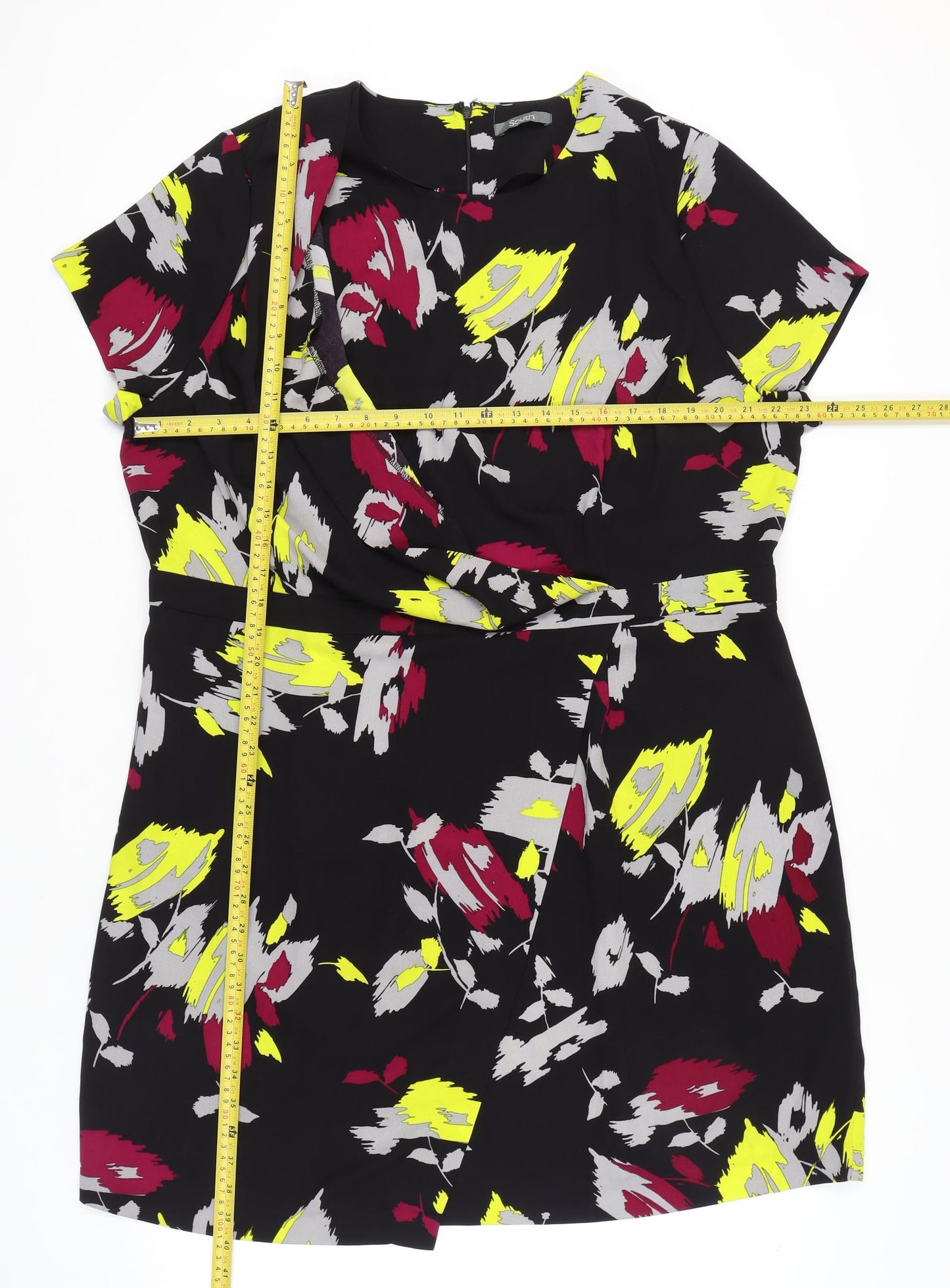 South Women's Multicoloured Size 24 Wrap Dress