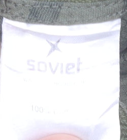 Soviet Men's Green Cargo Shorts M