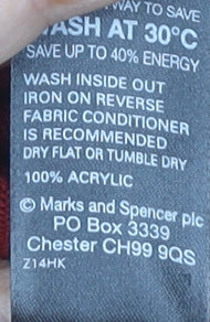 Marks and Spencer Women's Red Open Front Cardigan Size 8